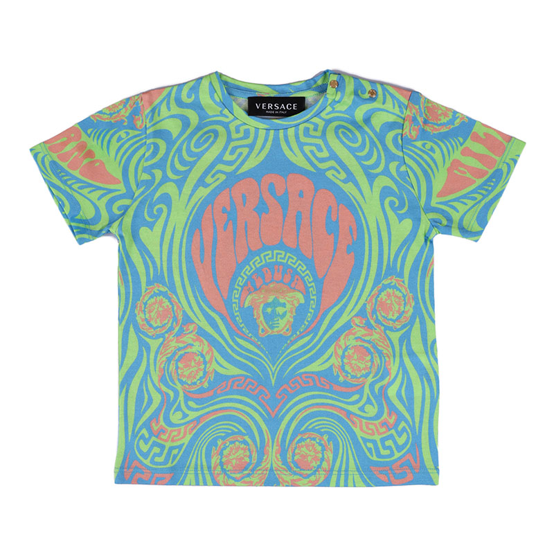 Versace Multicolor Medusa Music T-Shirt
