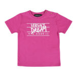 Versace Pink Dream Logo Kids T-Shirt