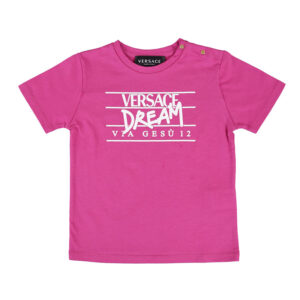 Versace Pink Dream Logo Kids T-Shirt