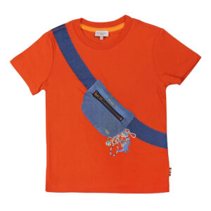 Paul Smith Orange Zip Bag T-Shirt