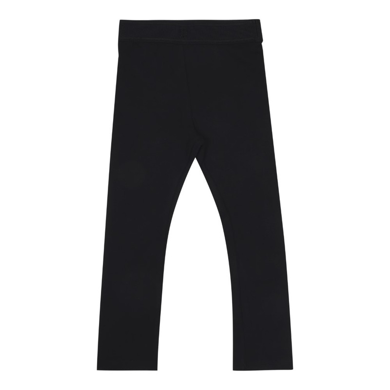 Givenchy Black Sequinned Logo Leggings - Les Petits